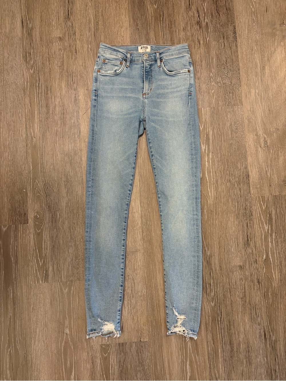 AGOLDE light blue women’s Skinny jeans